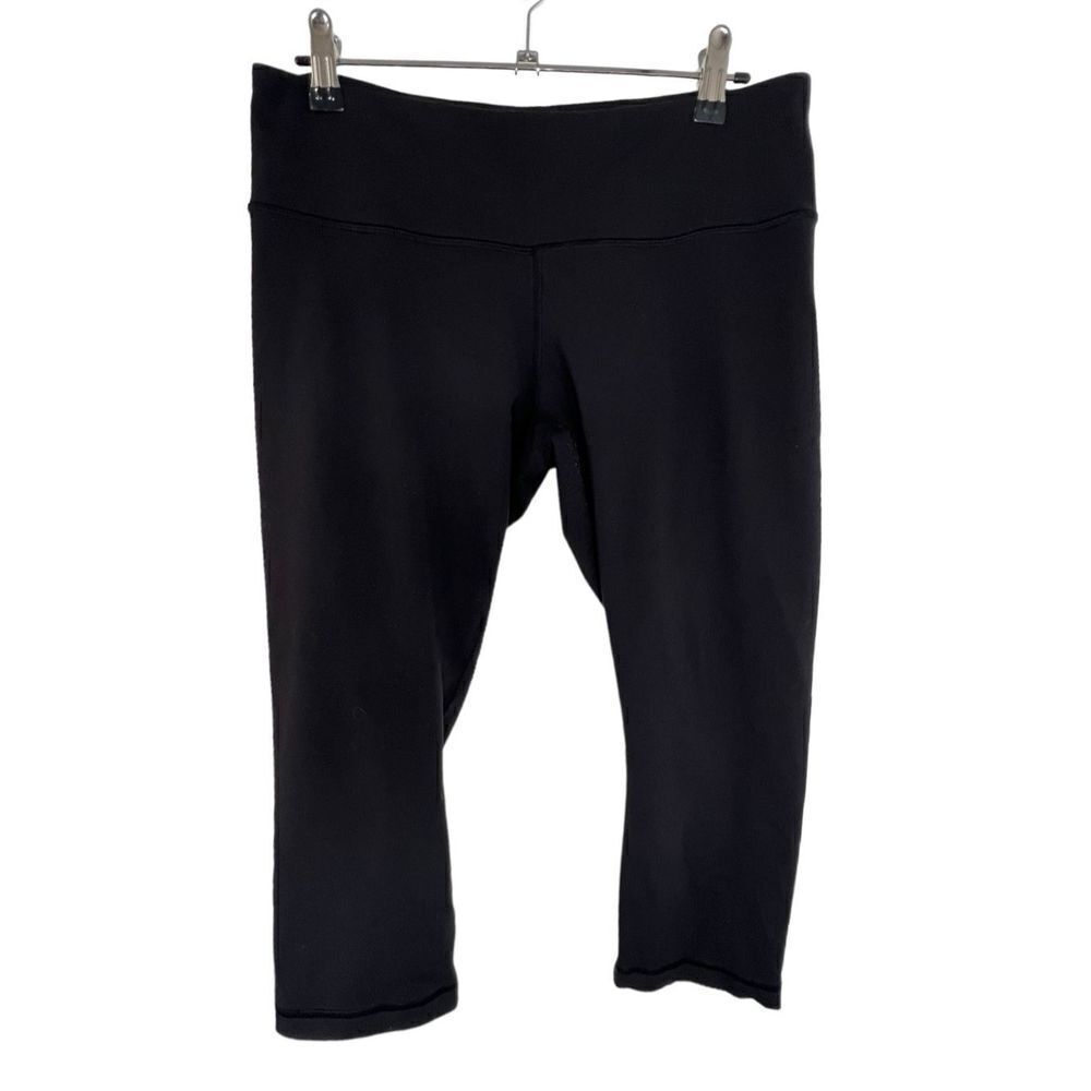 Lululemon Athletica Black Basic Cropped Athletic … - image 1